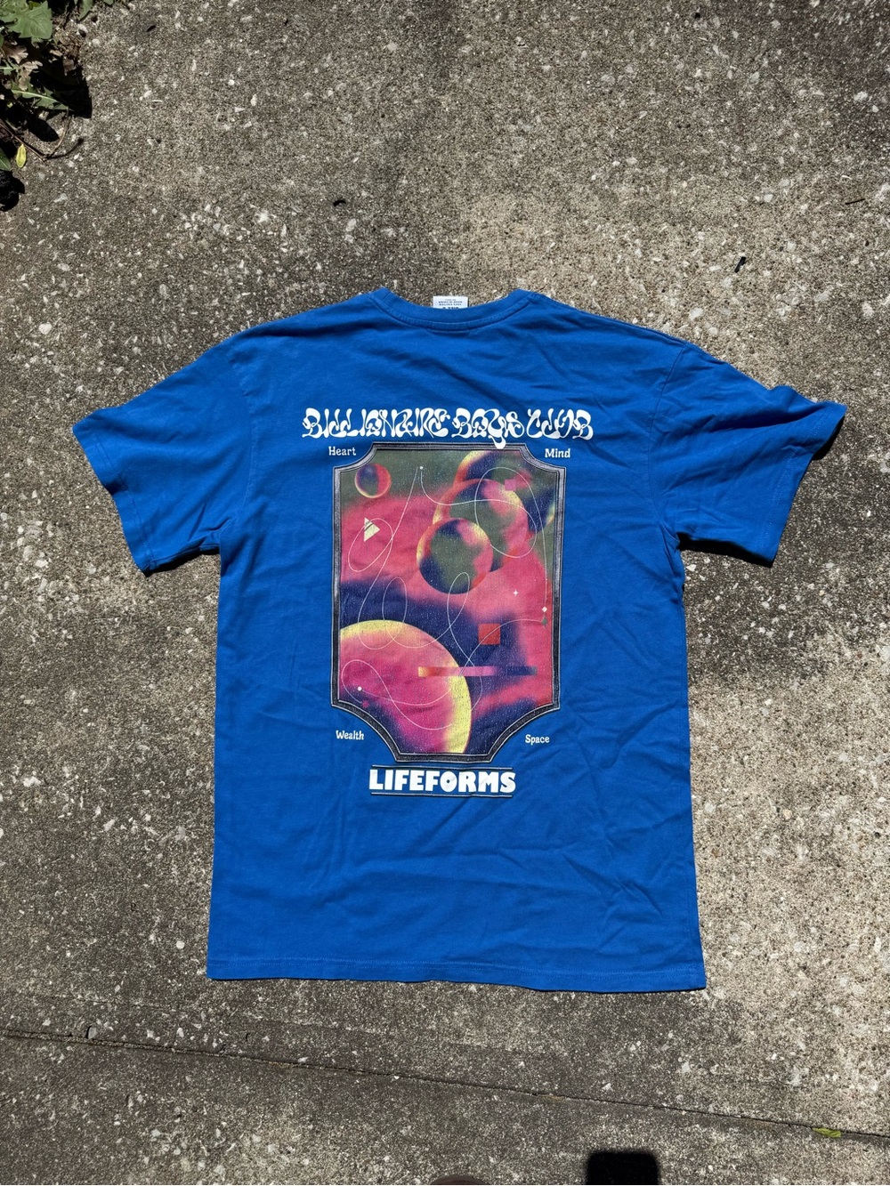BBC LIFEFORMS SS TEE OLYMPIAN
BLUE PSYCHODELIC GRAPHIC